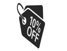 10% Off, Limited Time, Sale, Savings, Promo Code PNG