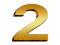 2 Number, Template, Symbol, Element, Icon PNG