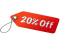 20% Off, Savings, Price Cut, Limited Time, Discount PNG