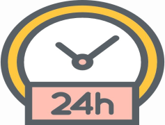 24 Hours, Countdown, Minutes, Clock, Duration PNG
