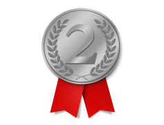 2nd Award, Honor, Merit, Recognition, Achievement PNG