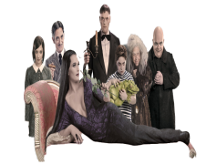 Adams Family, Eerie, Humor, Family, Gothic PNG