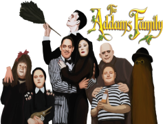 Adams Family, Humor, Macabre, Mystery, Quirky PNG
