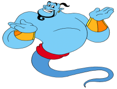 Aladdin Genie, Jafar Villain, Magic Lamp, Flying Carpet, Abu Monkey PNG