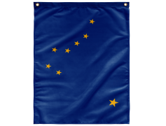 Alaska Flag, Blue, Gold, Lights, State PNG