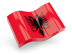 Albania Flag, Red Field, Country Identity, Balkan Heritage, Patriotic Emblem PNG
