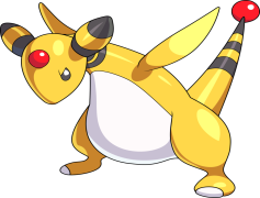 Ampharos Pokemon, Mega Evolution, Pokedex Entry, Electric Type, Yellow Fur PNG