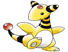 Ampharos Pokemon, Mega Evolution, Thunderbolt Ability, Electric Type, Long-Lasting Pokémon PNG