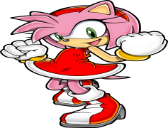 Amy Rose, Sonic Character, Adventurous, Heroine, Energetic PNG