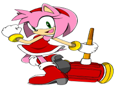 Amy Rose, Video Game, Sonic Character, Pink Hedgehog, Speed PNG