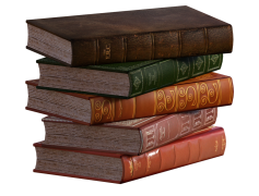 Antique Book Stack, Vintage Literature, Rare Editions, Classic Novels, Nostalgic Reading PNG