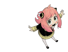 Anya Forger, Anime, Mischief, Adorable, Telepathy PNG