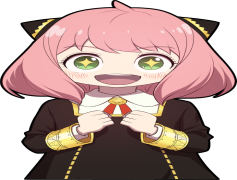 Anya, Playful, Character, Fantasy, Cartoon PNG