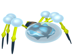 Araquanid Pokemon, Evolutionary Stage, Water-Bug Type, Web Weaver, Battle Skills PNG