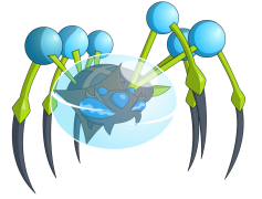 Araquanid Pokemon, Web Spinning, Water-Bug Type, Evolutionary Line, Unique Abilities PNG