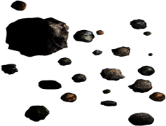 Asteroid, Space, Collision, Astronomy, Rocks PNG