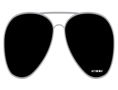 Aviator Sunglass PNG Transparent Image