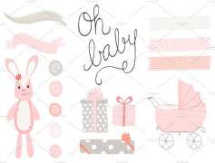 Baby Girl, Joyful, Cherub, Cute, Little PNG