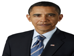 Barack Obama Smiling, Joyful Expression, Positive Vibes, Warmth, Engaging Personality PNG