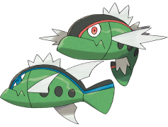Basculin Pokemon, Evolution Potential, Battle Capable, Fish Pokemon, Aggressive Nature PNG
