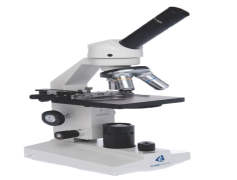 Basic Microscope, Scientific Instrument, Viewing Specimens, Educational Use, Magnification Tool PNG