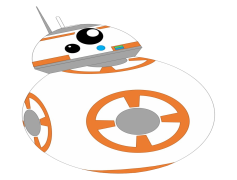 BB-8 Robot, Droid, Star Wars, Character, Remote-Controlled PNG