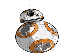 BB-8 Robot, Sphere, Droid, Remote-Controlled, Astromech PNG