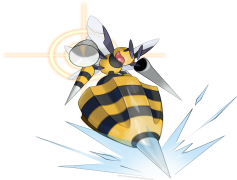Beedrill Pokemon, Wings, Attacker, Poison Type, Evolution PNG