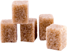 Big Brown Cane Sugar Cubes, Beverage, Natural, Sweetener, Sugar PNG