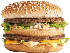 Big Mac, Beef, Sauce, Bun, Lettuce PNG