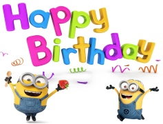 Birthday Minions, Party, Cartoon, Festive, Fun PNG