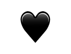 Black Heart, Dark Emotion, Love Symbol, Heartbreak, Passionate Darkness PNG