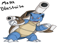 Blastoise Pokemon, Cannon Tortoise, Mega Evolution, Hydro Pump, Starter Pokemon PNG