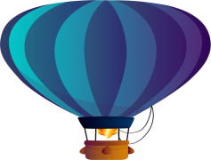 Blue Air Balloon, Journey, Sky, Scenic, Adventure PNG