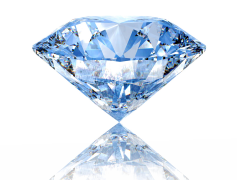 Blue Diamond, Timeless Beauty, Luxurious Stone, Unique Treasure, Rare Find PNG