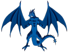Blue Dragon, Celestial Being, Fantasy Creature, Mystic Guardian, Vibrant Scales PNG