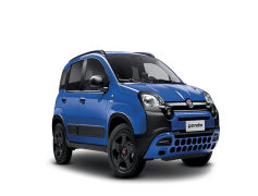 Blue Fiat Panda, Reliable Transportation, Stylish Hatchback, City Vehicle, Compact Car PNG