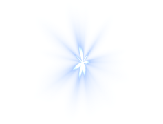 Blue Flare, Cosmic Effect, Vivid Aura, Luminous Flash, Energy Burst PNG