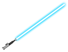 Blue Lightsaber, Jedi Weapon, Light Sword, Star Wars, Galactic Battle PNG
