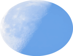 Blue Moon, Dreamy Atmosphere, Lunar Phenomenon, Astronomical Wonder, Moonlight Glow PNG