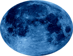 Blue Moon, Rare Event, Serenity, Lunar Phase, Celestial PNG