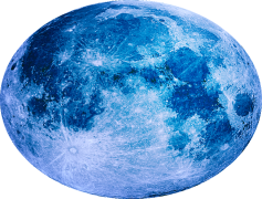 Bluemoon, Sky, Night, Glow, Mystical PNG