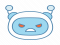 Bot Angry Icon, Furious Robot Symbol, Upset Bot Graphic, Cross Robot Representation, Annoyed Cyborg Image PNG