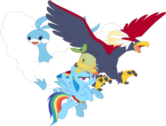 Braviary Pokemon, Flying Type, Battle Ready, Unyielding Spirit, Psychic Ability PNG