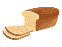 Bread Vector, Crust, Loaf, Baking, Bakery PNG