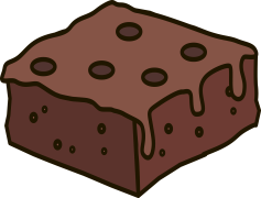 Brownie, Treat, Baking, Sweet, Snack PNG