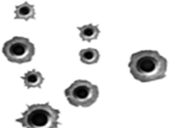 Bullet Hole, Wound, Damage, Impact, Target PNG
