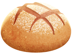 Bun Bread Vector, Culinary, Bakery, Loaf, Baked Goods PNG
