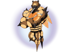Buzzwole Pokemon, High Attack, Muscle Monster, Fighting Type, Bug Type PNG