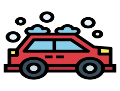 Car Washing, Exterior Care, Waxing Process, Polish Application, Auto Maintenance PNG